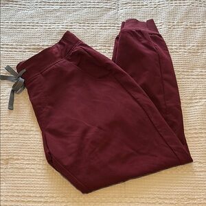 Figs Maroon Zamora Scrub Pants
